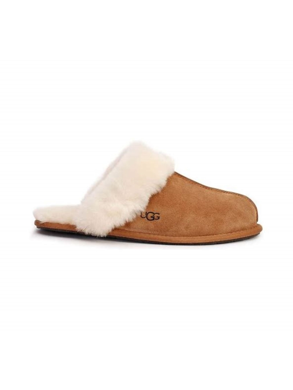 UGG Scuffette II Chestnut Suede Slipper, Size 10
